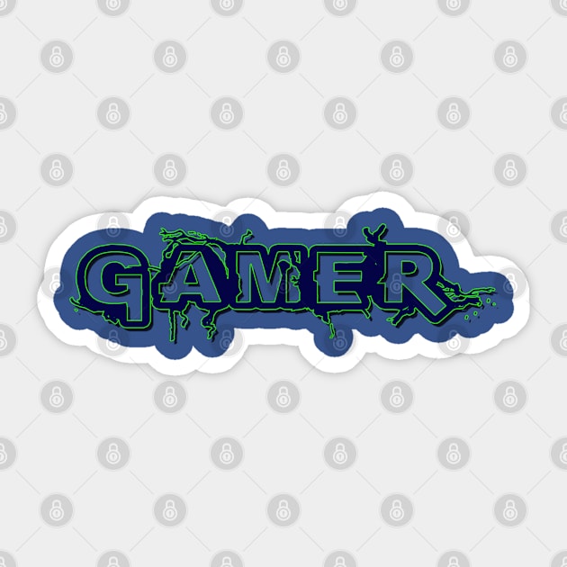 Gift for Gamers Sticker by GreenGuyTeesStore